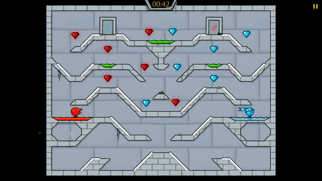 Fireboy & Watergirl 3: The Ice Temple游戏截图