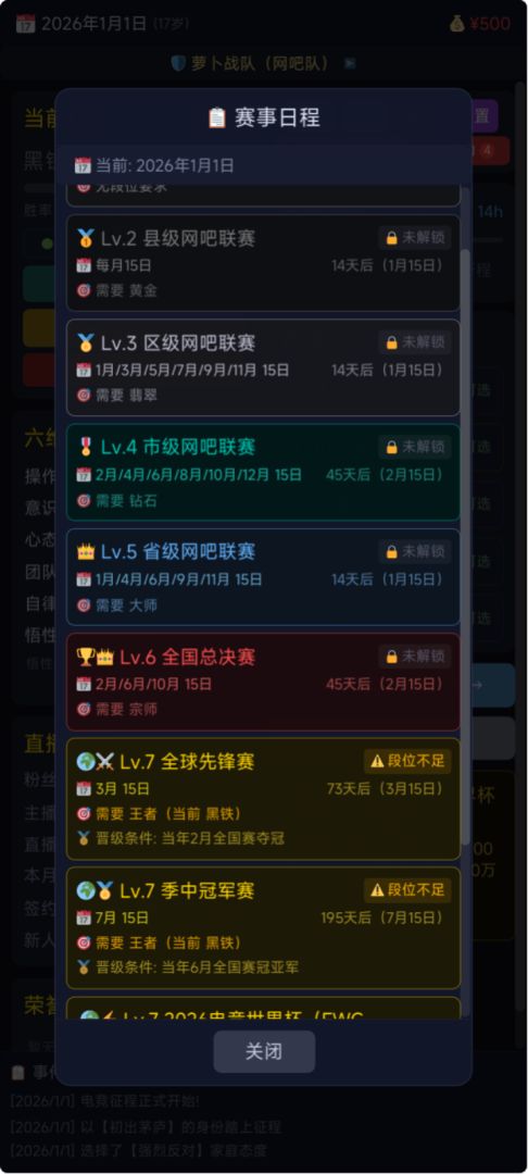 巅峰征程:电竞人生游戏截图