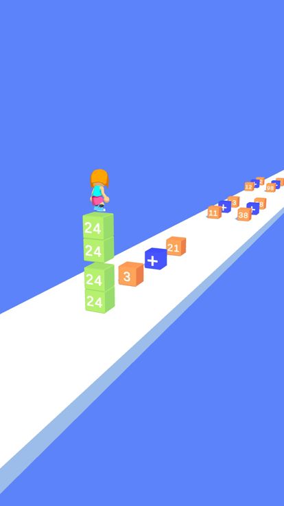 算术大师:方块24比赛游戏截图