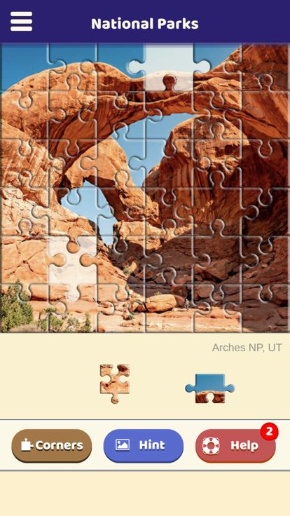 National Parks Puzzle游戏截图