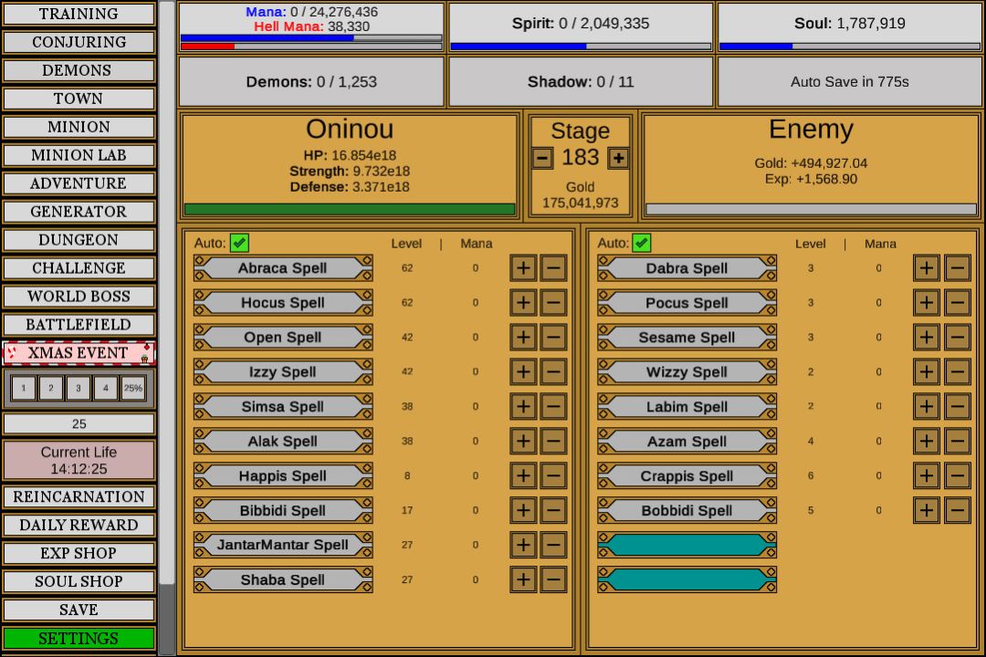 Wizard And Minion Idle游戏截图