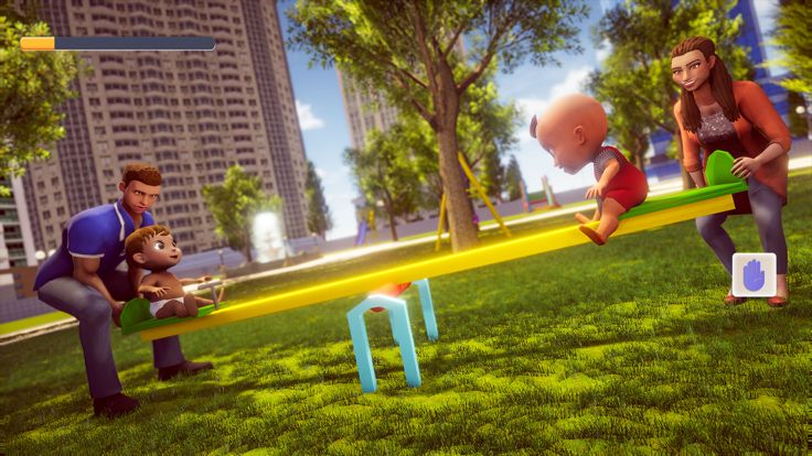 虚拟的 快乐的 家庭 生活 模拟游戏截图