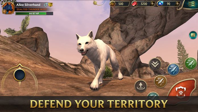 Wolf Tales - Online RPG Sim 3D游戏截图