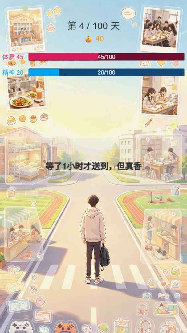 脆皮大学生模拟器游戏截图