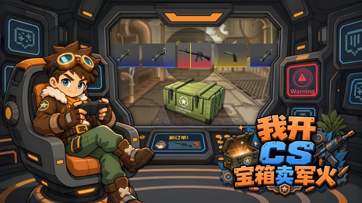 我开CS宝箱卖军火 封面