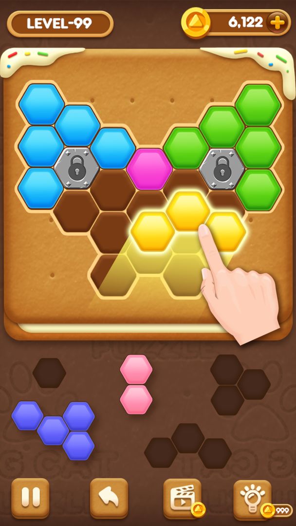 Cookie Puzzle: Hexa(测试版)游戏截图