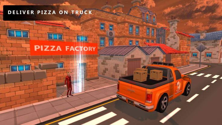 Angry Clown Fun Pizza Delivery游戏截图