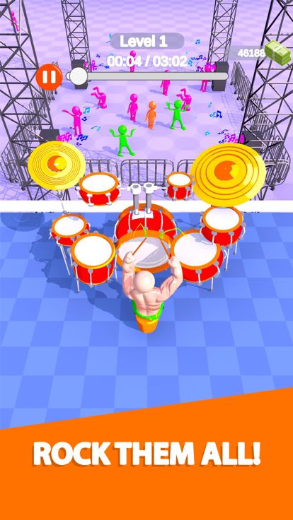 Stickman Drummer游戏截图