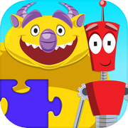 Monster Vs Robot Puzzle - Free Animated Kids Jigsaw Puzzles with Monsters and Robots - By Apps Kids Love, Inc!icon
