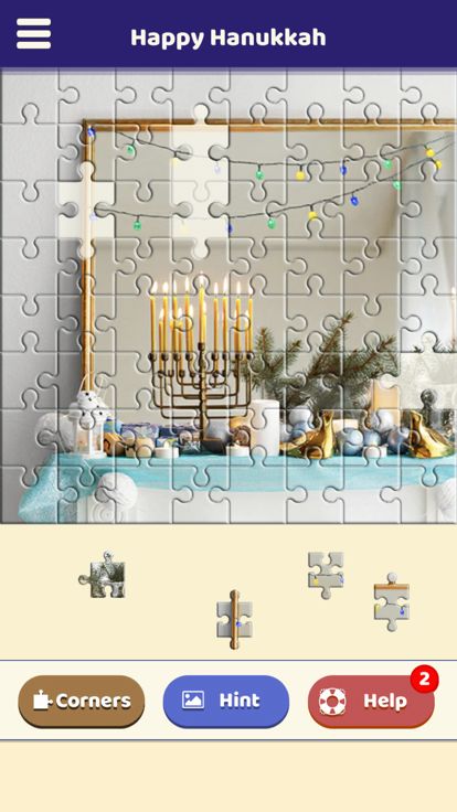 Happy Hanukkah Puzzle游戏截图
