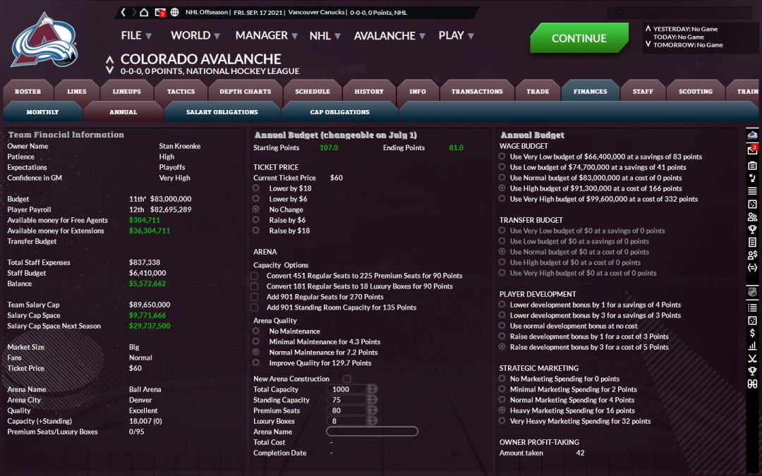 Franchise Hockey Manager 8游戏截图