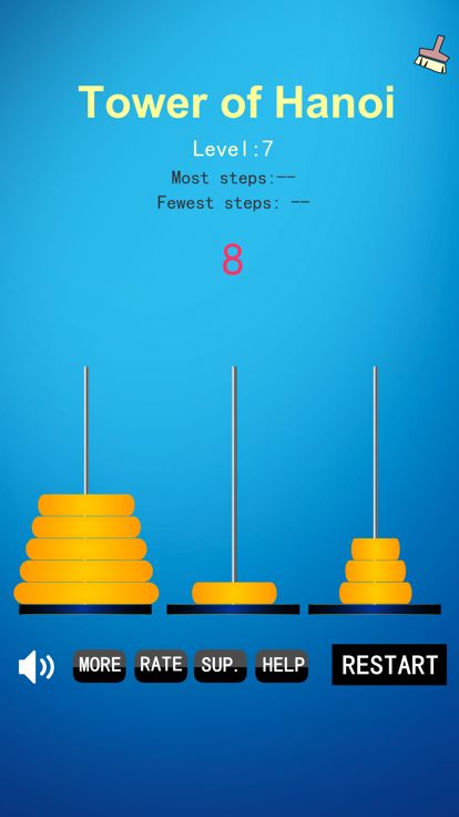 Tower of Hanoi Game Puzzle游戏截图