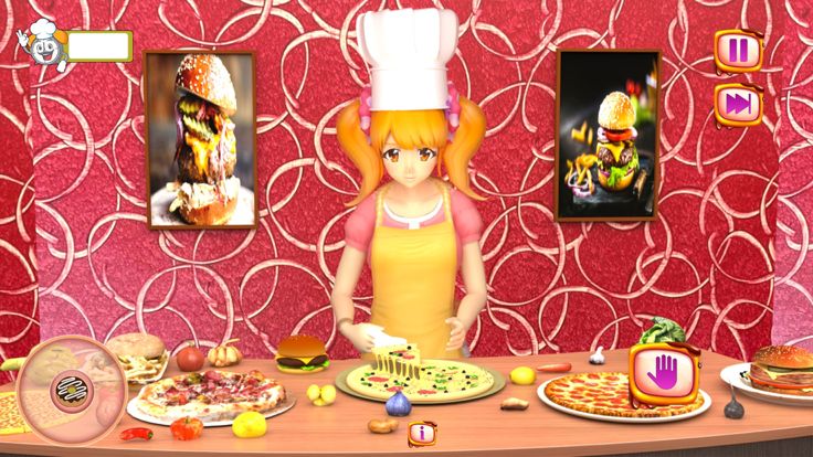 动漫烹饪模拟器游戏游戏截图