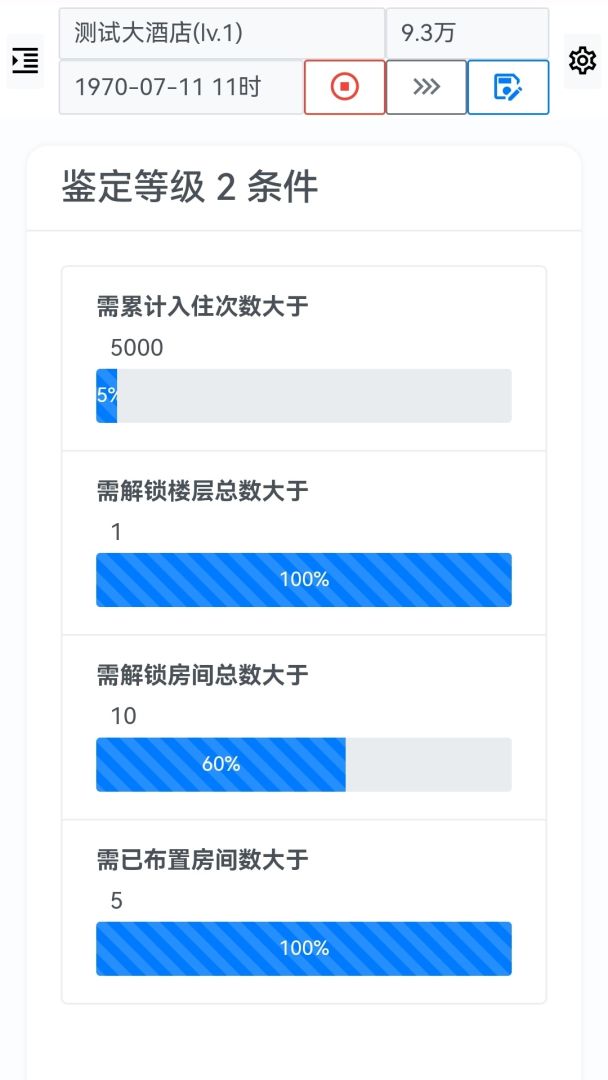 文字经营酒店游戏截图