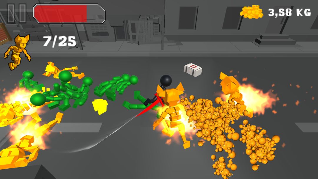 Stickman Killing Zombie游戏截图