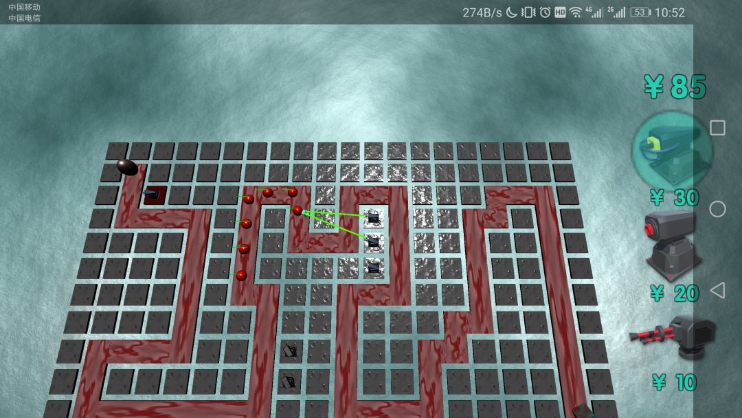 像素塔防之保卫立方体游戏截图