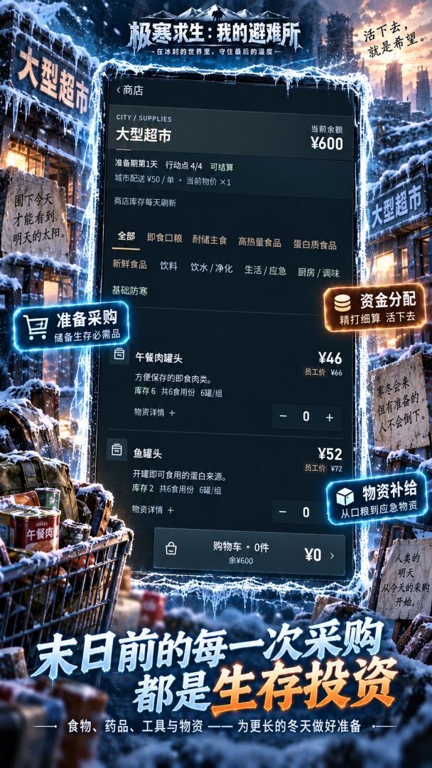 极寒求生：打造最强避难所游戏截图
