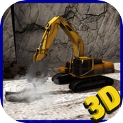 大型建设山区钻起重机操作员3D游戏icon