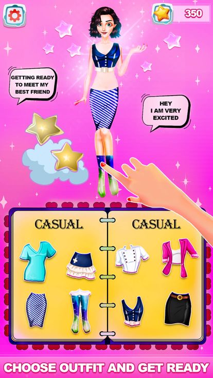 装扮纸娃娃:双胞胎公主护理乳制品 DIY 游戏游戏截图