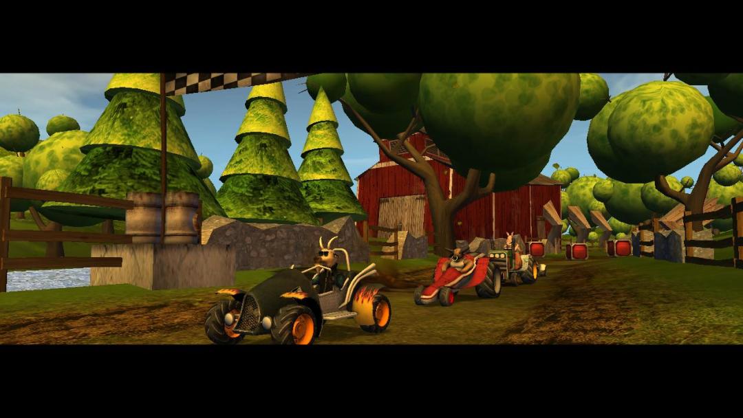Calvin Tucker's Farm Animal Racing游戏截图