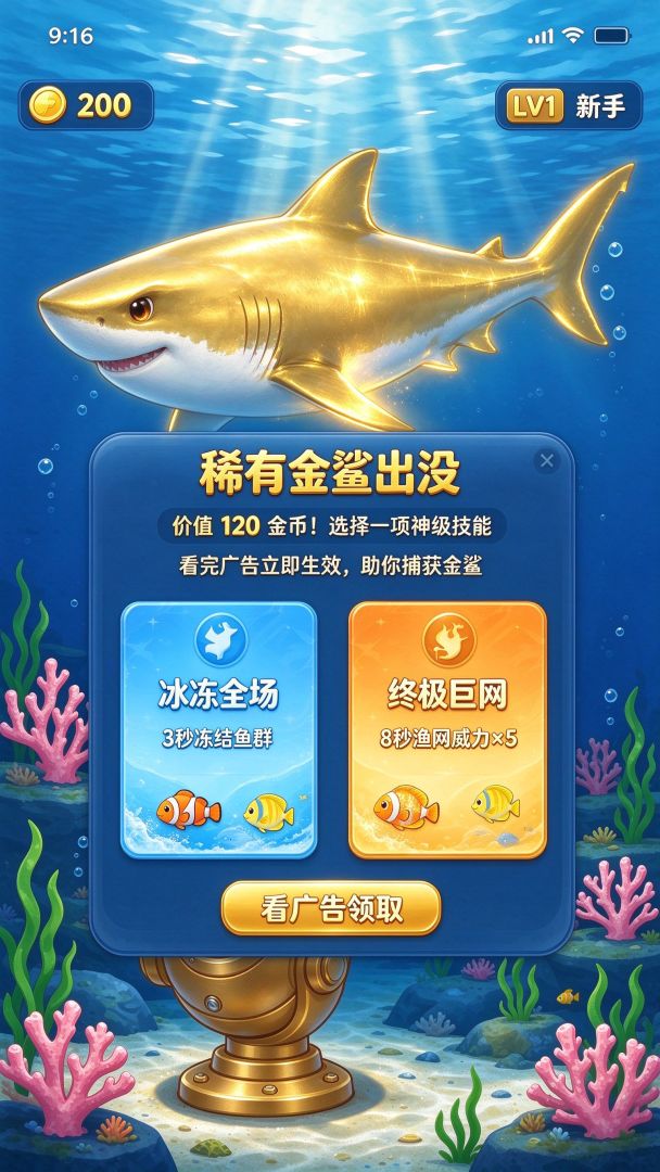 深海捕鱼大师游戏截图