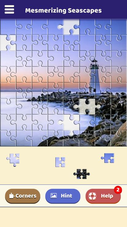Mesmerizing Seascapes Puzzle游戏截图