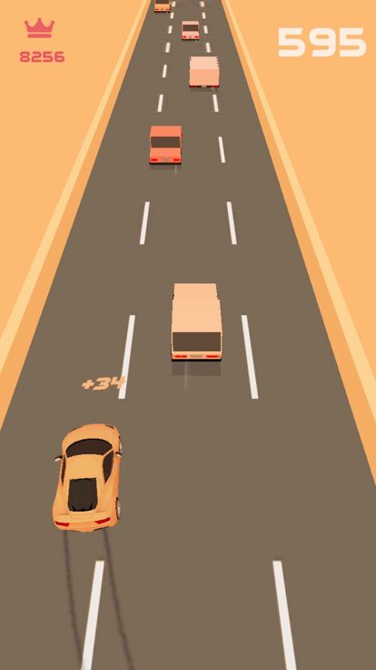 Race Car Racer - Pixel Traffic游戏截图