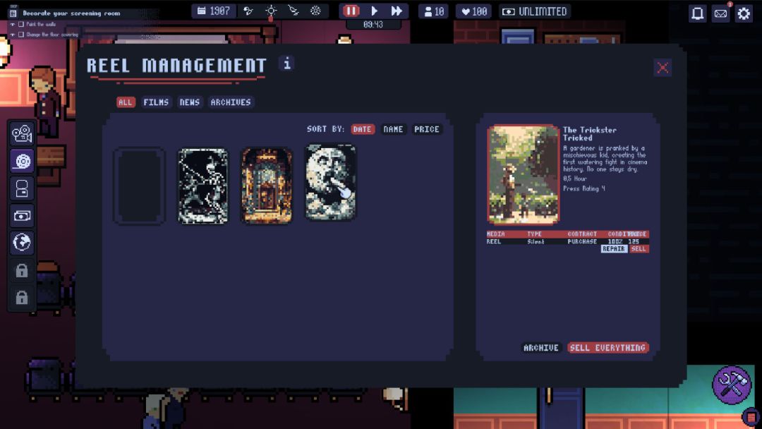 像素影院物语游戏截图