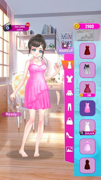 Anime Fashion Princess Makeup游戏截图