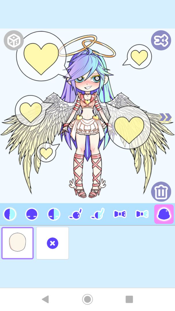 粉彩怪物娃娃换装游戏截图