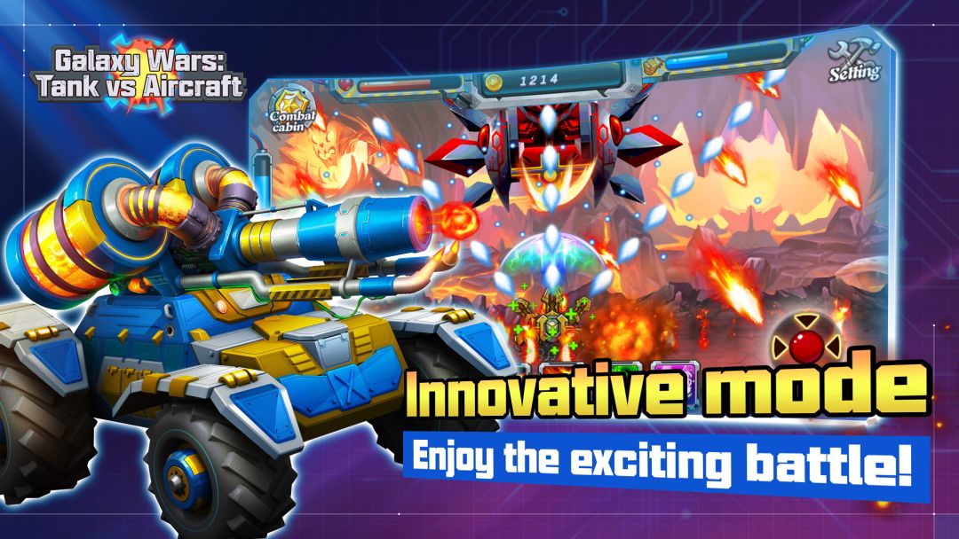 Galaxy Wars: Tank vs Aircraft游戏截图