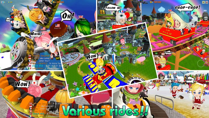 Theme Park Rider Online游戏截图