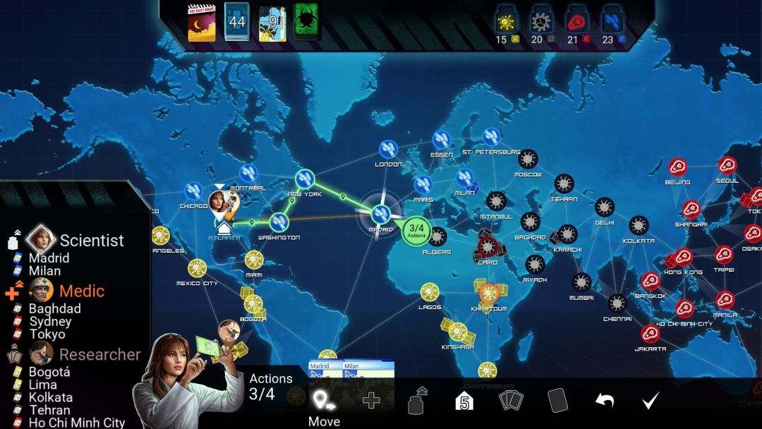 Pandemic: The Board Game游戏截图