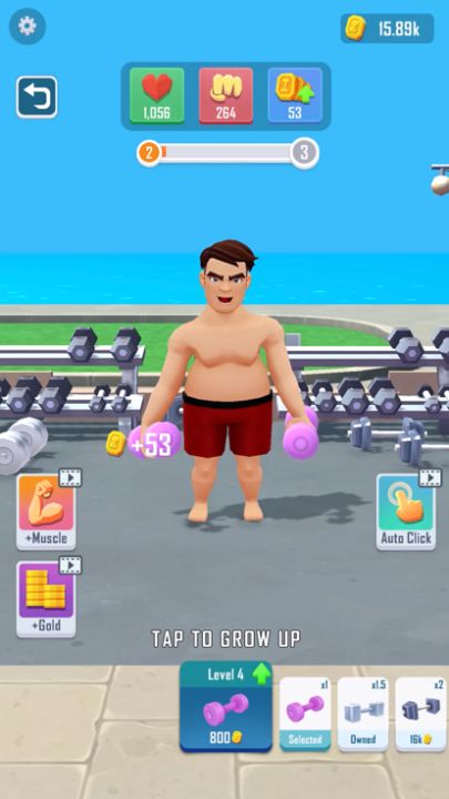 Workout Hero Clicker游戏截图