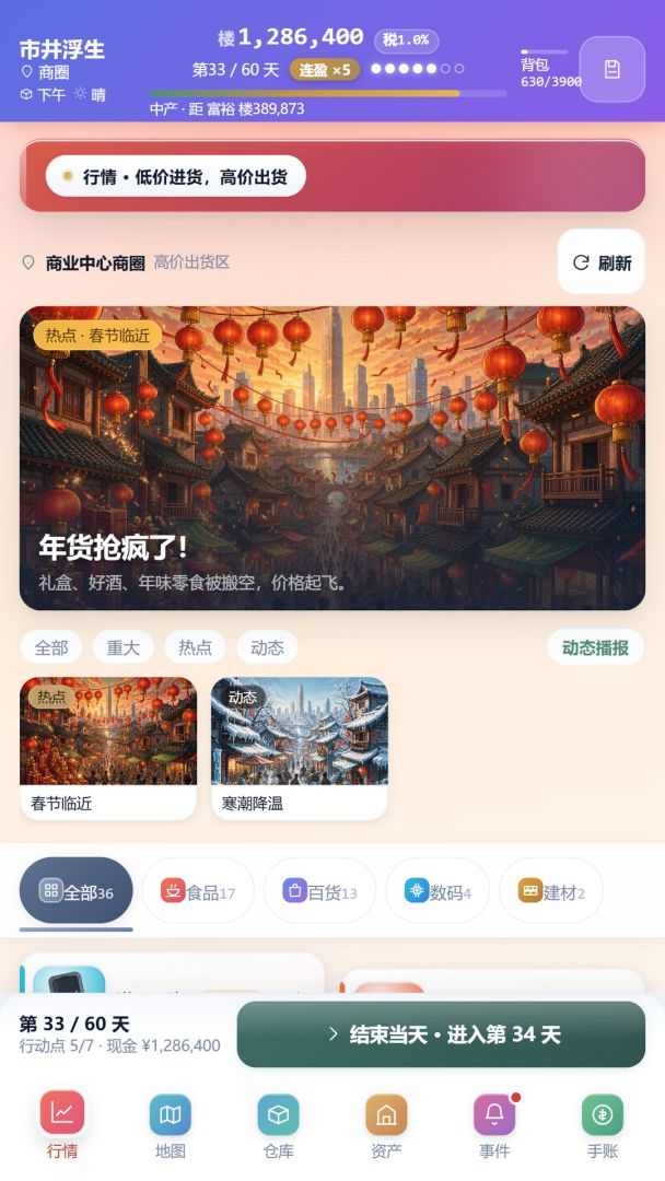 市井浮生：倒卖置业记游戏截图