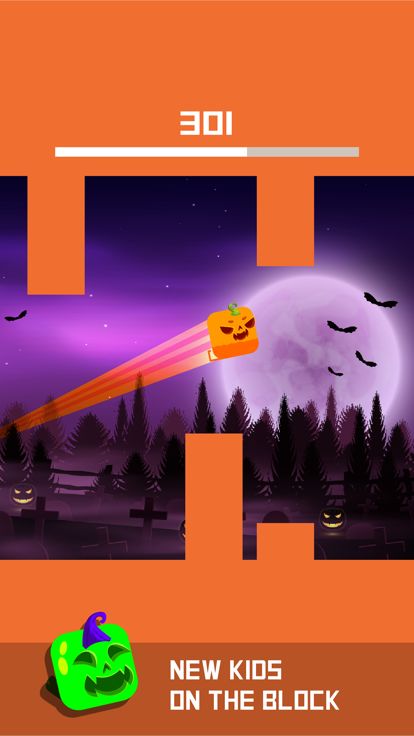 Square Bird Watch - Block Jump游戏截图