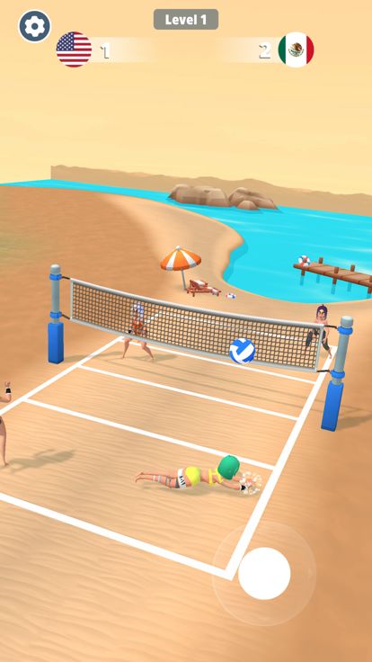 Beach Volleyball Tournament游戏截图