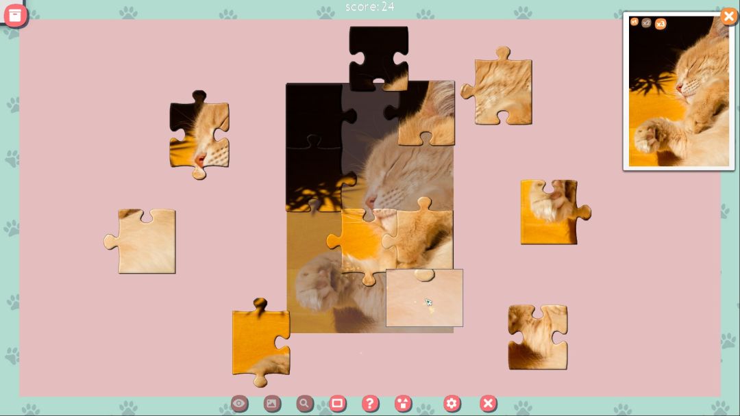 1001 Jigsaw. Cute Cats 2游戏截图