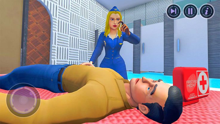 飞行 服务员 模拟器 3d游戏截图