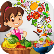 Fresh Salad Bar : Healthy Green Food making game for education & learning