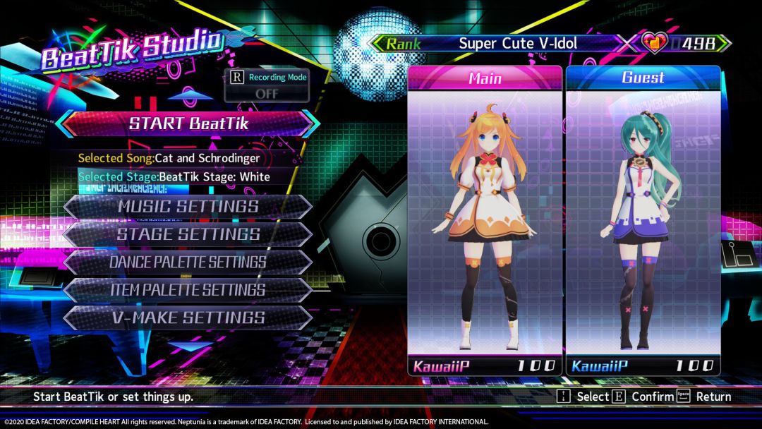 Neptunia Virtual Stars游戏截图