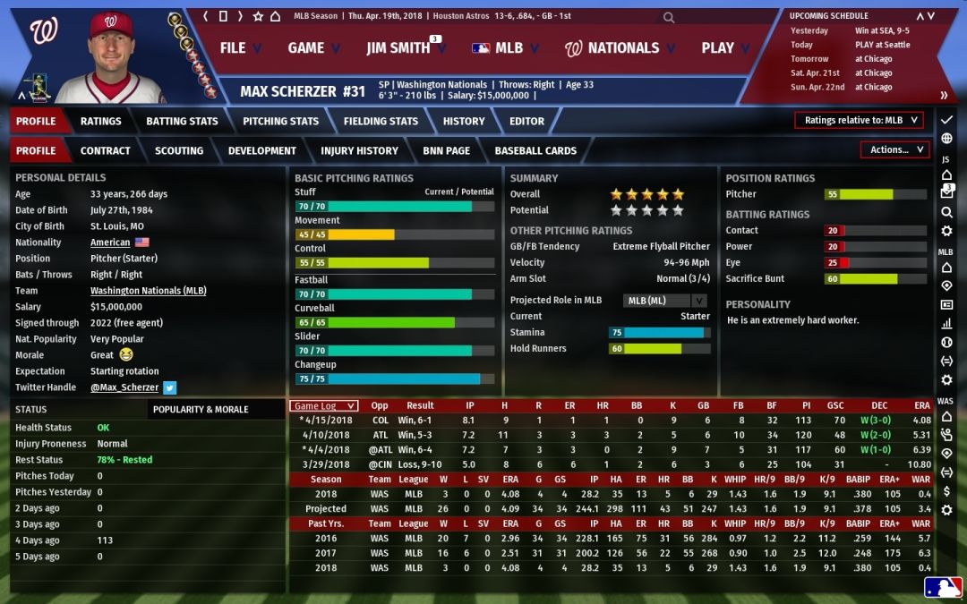 Out of the Park Baseball 19游戏截图