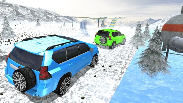 雪驾驶模拟器 3D-4 x 4 普拉多司机游戏游戏截图