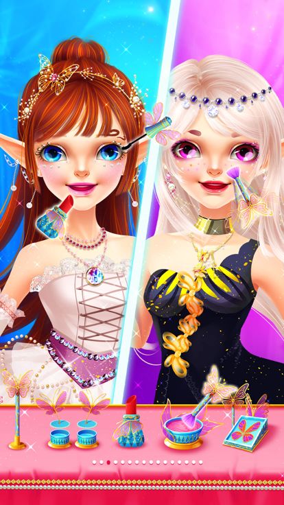 女孩装扮游戏:蝴蝶姑娘之花花世界游戏截图