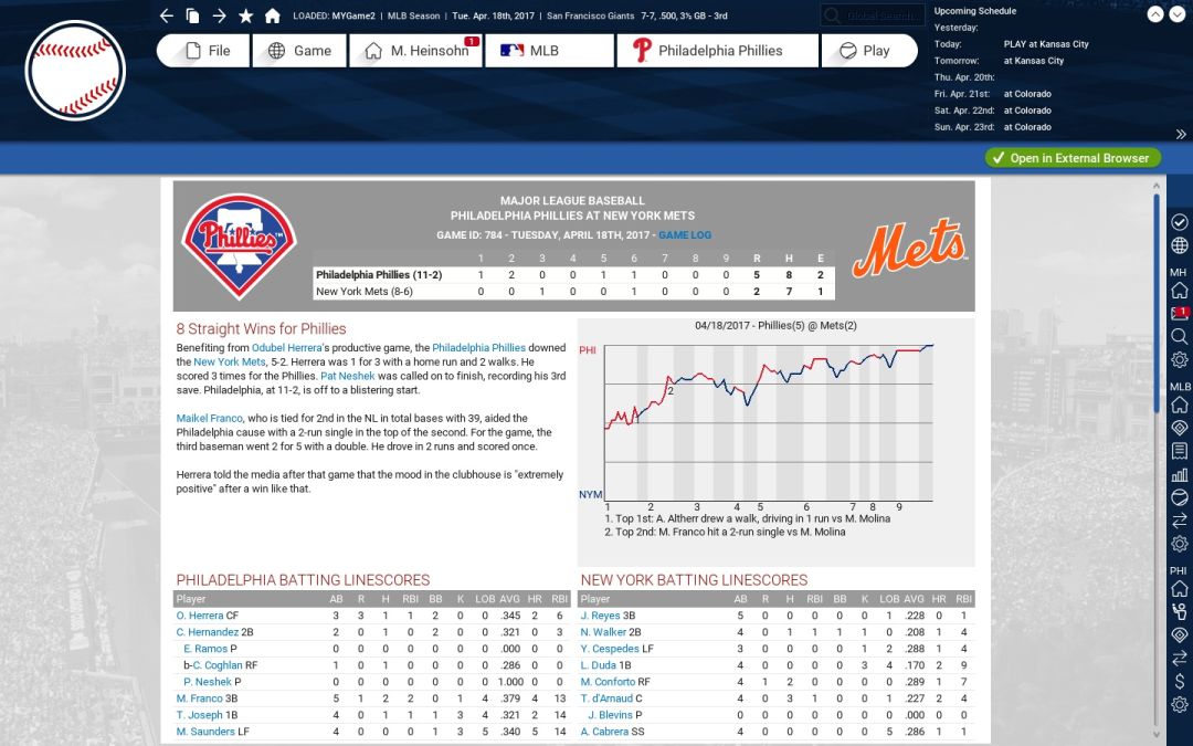 Out of the Park Baseball 18游戏截图