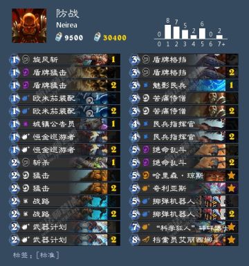 暗影崛起卡组速报（第二天）