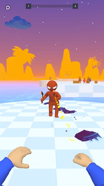 Knife Play 3D - Ninja Z Master游戏截图