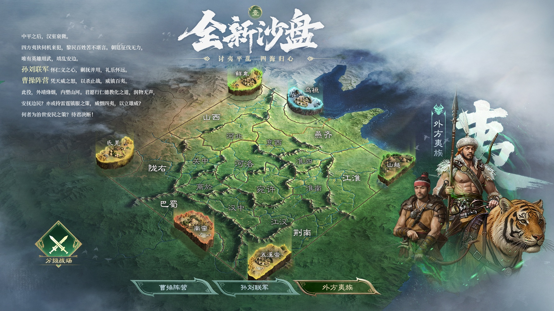 【全新沙盘】四夷来袭 群雄择路
