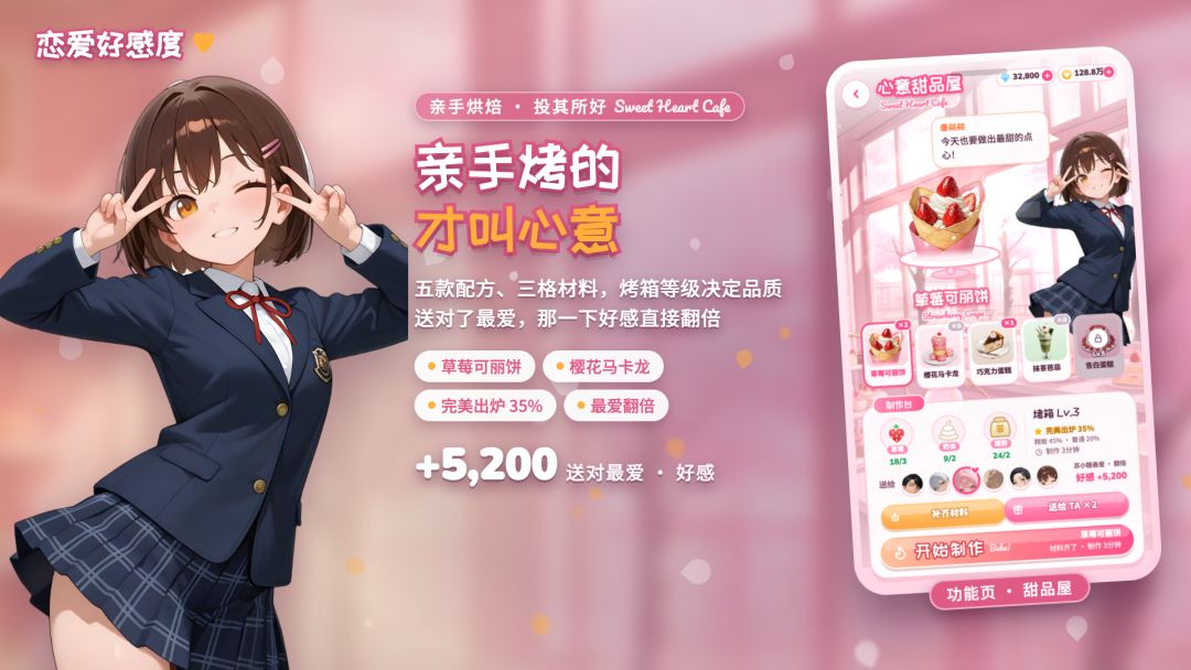 恋爱好感度游戏截图