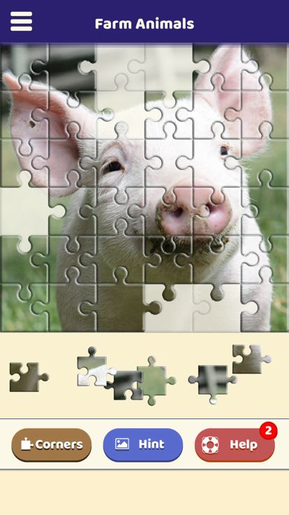 Farm Animals Jigsaw Puzzle游戏截图